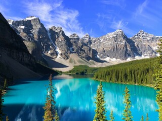 Moraine Lake in Banff National Park, Canada