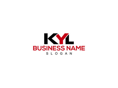 Alphabet KYL Logo Letter Vector For Business