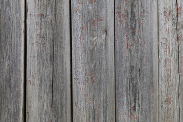 Old wooden planks with peeling paint, abstract background