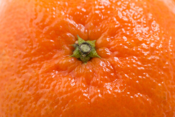 tangerine skin detail, overhead macro