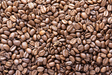 roasted coffee been background