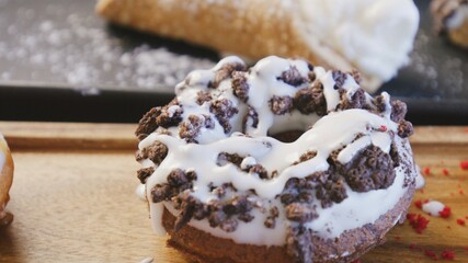 Fancy donut closeup 4