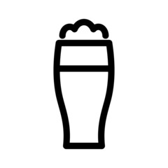 beer icon or logo isolated sign symbol vector illustration - high quality black style vector icons
