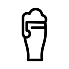 beer icon or logo isolated sign symbol vector illustration - high quality black style vector icons
