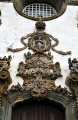 Fototapeta na wymiar detail of the door of a church