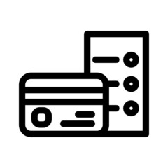 bill payment icon or logo isolated sign symbol vector illustration - high quality black style vector icons
