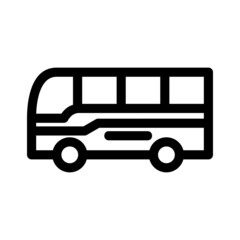 bus icon or logo isolated sign symbol vector illustration - high quality black style vector icons
