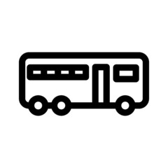 bus icon or logo isolated sign symbol vector illustration - high quality black style vector icons
