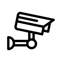 cctv camera icon or logo isolated sign symbol vector illustration - high quality black style vector icons

