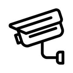Fototapeta premium cctv camera icon or logo isolated sign symbol vector illustration - high quality black style vector icons 