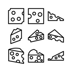 cheese icon or logo isolated sign symbol vector illustration - high quality black style vector icons
