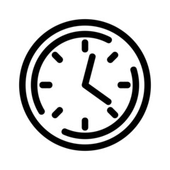 clock icon or logo isolated sign symbol vector illustration - high quality black style vector icons
