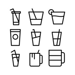 drink icon or logo isolated sign symbol vector illustration - high quality black style vector icons
