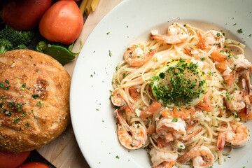Shrimp scampi 4