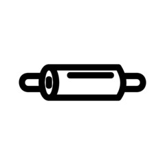 rolling pin icon or logo isolated sign symbol vector illustration - high quality black style vector icons

