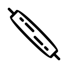 rolling pin icon or logo isolated sign symbol vector illustration - high quality black style vector icons
