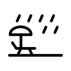 sunbathe icon or logo isolated sign symbol vector illustration - high quality black style vector icons
