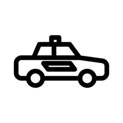taxi icon or logo isolated sign symbol vector illustration - Collection of high quality black style vector icons
