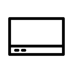 tv icon or logo isolated sign symbol vector illustration - high quality black style vector icons
