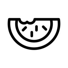 watermelon icon or logo isolated sign symbol vector illustration - high quality black style vector icons
