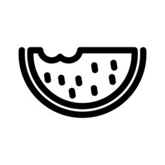 watermelon icon or logo isolated sign symbol vector illustration - high quality black style vector icons
