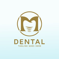 Fototapeta premium a sophisticated logo for a surgical dental practice
