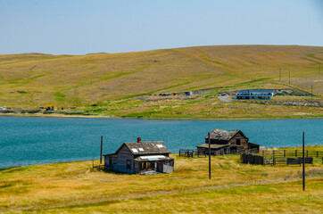 Fototapeta premium Country side of Canada, road trip