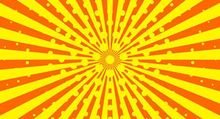 Comic book background in pop art style. Flat vector illustration