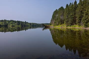 Fototapeta na wymiar Hayes Lake in northern Minnesota