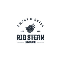 logo vintage grill barbecue, reference for business logo
