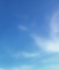 blue sky with beautiful natural white clouds