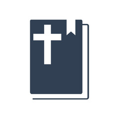 Obraz premium Bible Church with Religion Cross icons symbol vector elements for infographic web