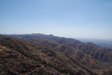 Naklejka premium インド 世界遺産ラージャスターンの丘陵要塞群 クンバルガルフォート