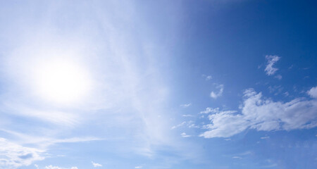 blue sky with clouds