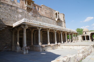 Obraz premium インド 世界遺産ラージャスターンの丘陵要塞群 チットールガルフォート