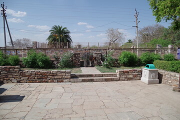 Fototapeta premium インド 世界遺産ラージャスターンの丘陵要塞群 チットールガルフォート