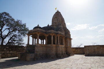 Obraz premium インド 世界遺産ラージャスターンの丘陵要塞群 チットールガルフォート