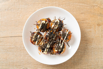 Takoyaki ball dumplings or Octopus balls