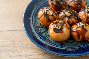 Takoyaki ball dumplings or Octopus balls