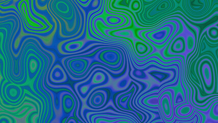 Abstract multicolored liquid background with bubbles