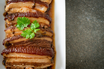 Steam Belly Pork With Swatow Mustard Cubbage Recipes or Mei Cai Kou Rou