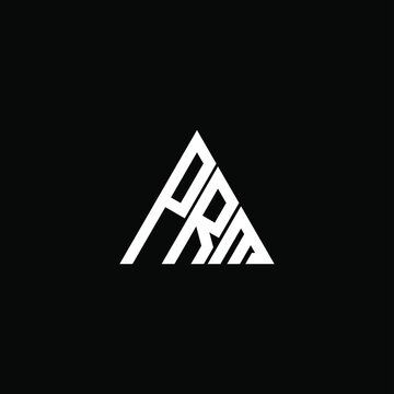 PRM letter logo creative design. PRM unique design
