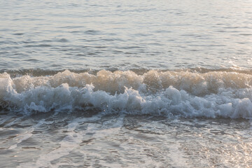Wave on beach.