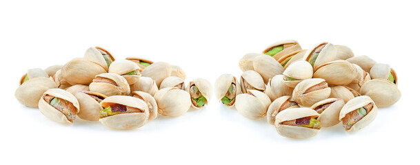 Pistachio on a white back ground