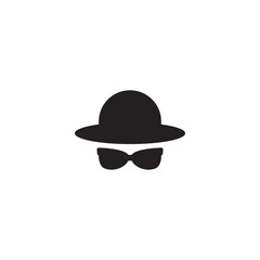 Nerd geek boy icon design template illustration