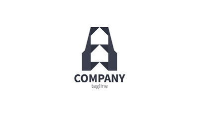 Premium logo vector abstract building, good for any industries 