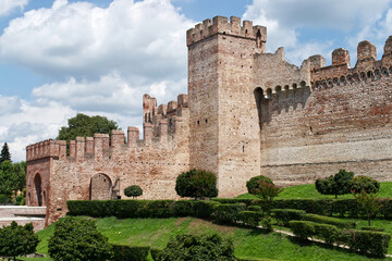 Obraz premium Entrance of the fortified medieval town of Cittadella. Padova, Italy.