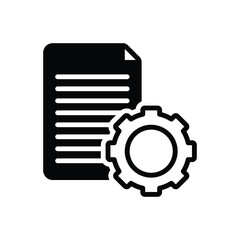 Black solid icon for indexes