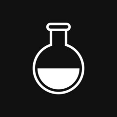 Test tube vector icon