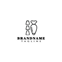 bakery cream logo design template icon vector illustration